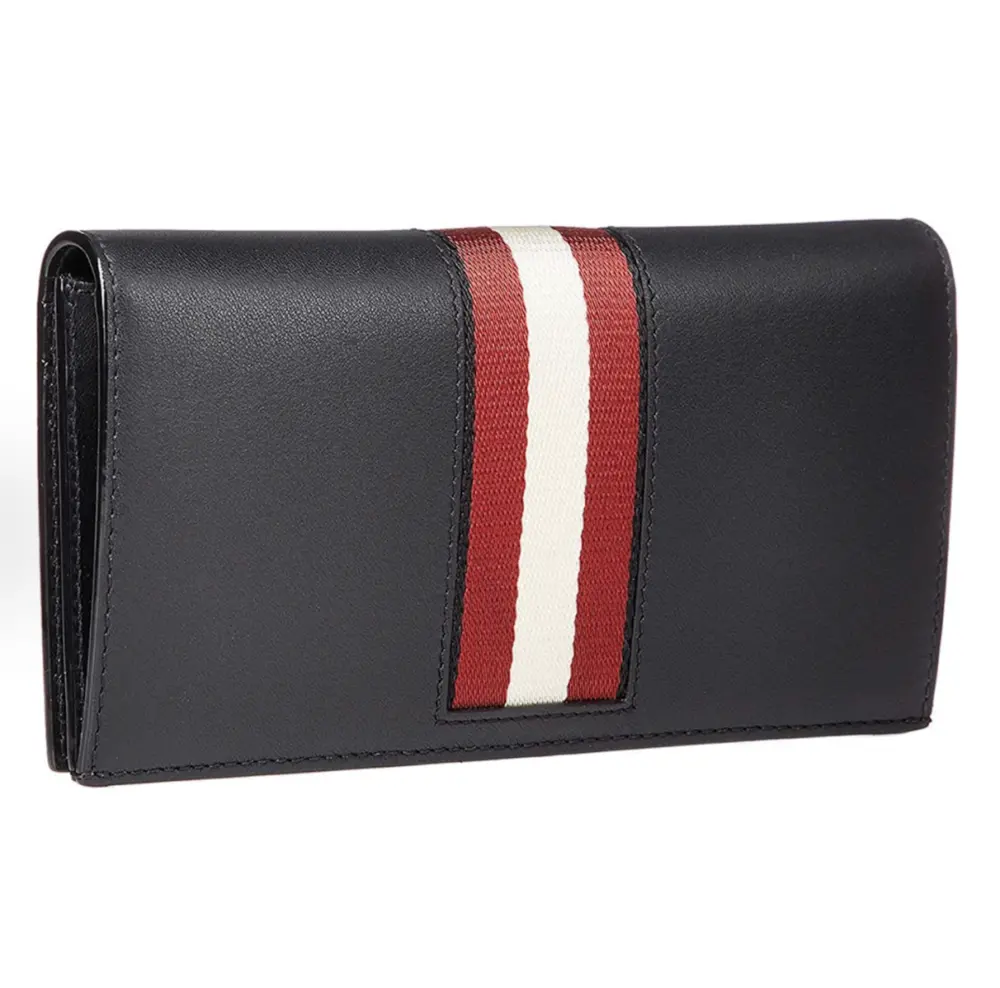 Ví Bally Long Wallet High Point 'Black' 6231961 - Ảnh 4