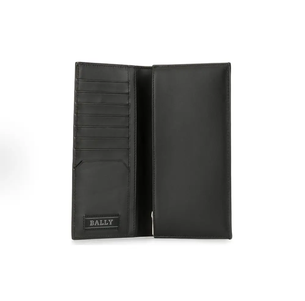 Ví Bally Long Wallet High Point 'Black' 6231961 - Ảnh 3