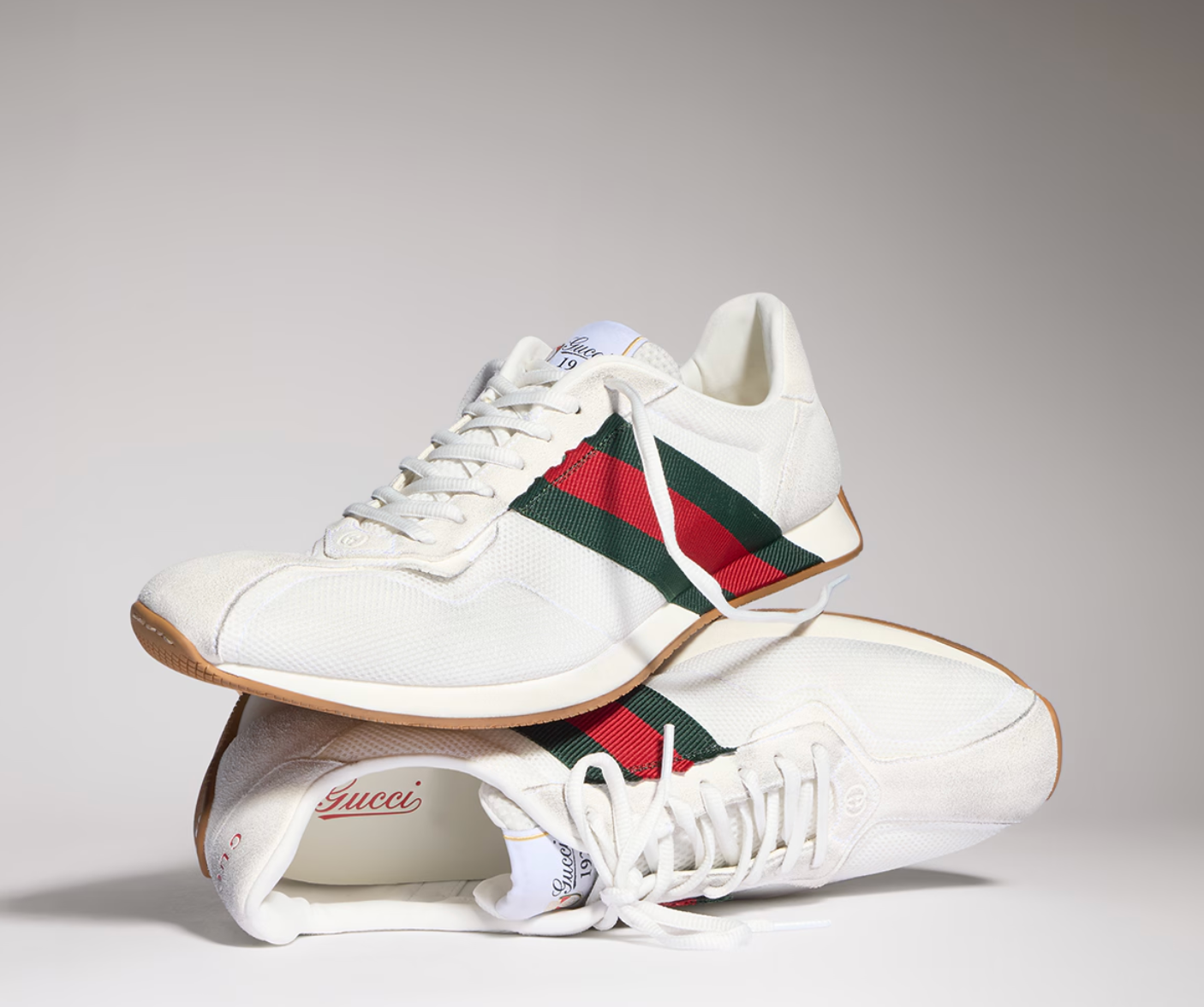 Giày Gucci Tempo Sneaker 'White' 875174-FAF9H-9052 - Ảnh 3