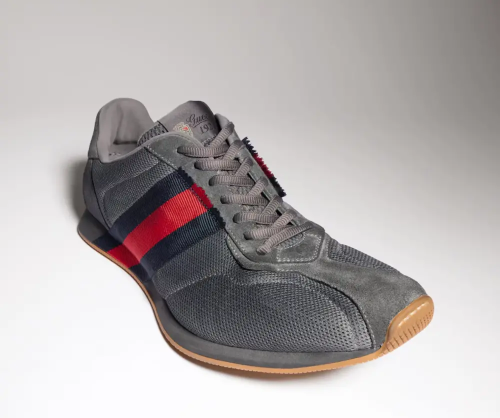 Alternative view of Giày Gucci Tempo Sneaker 'Grey' 875174-FAF9H-1242