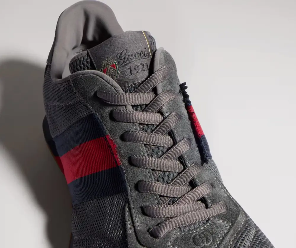 Giày Gucci Tempo Sneaker 'Grey' 875174-FAF9H-1242 - Ảnh 4