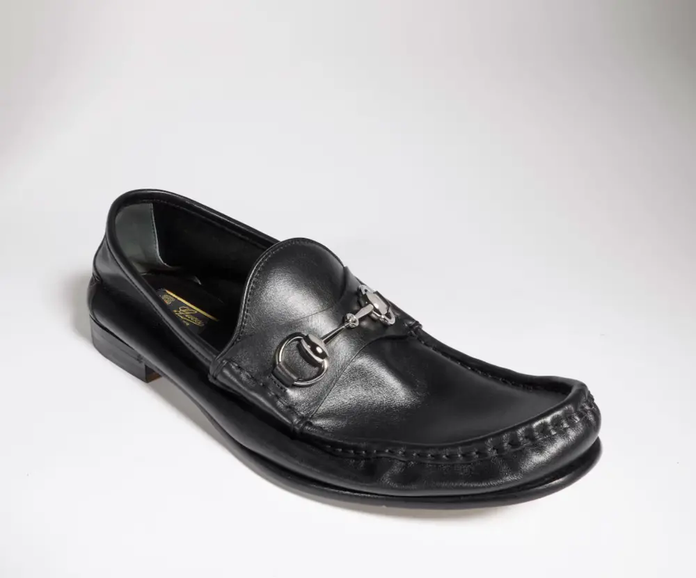 Alternative view of Giày Gucci Lugano Loafer 'Black' 871668-AAF3Q-1000