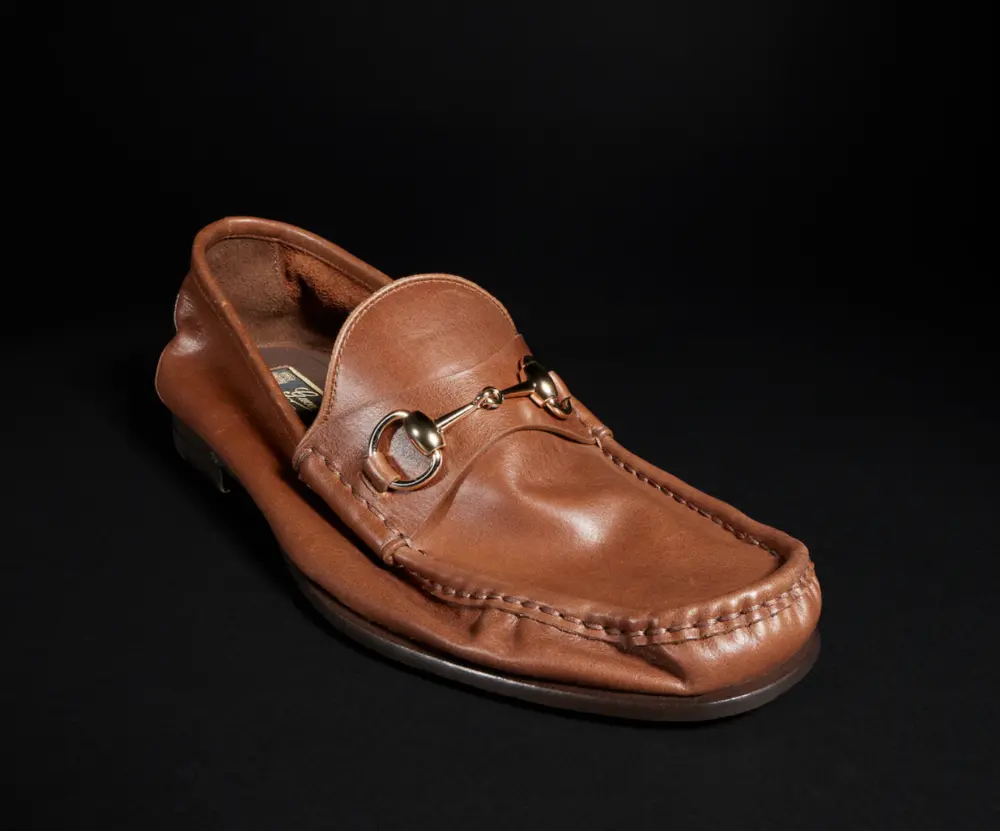 Alternative view of Giày Gucci Lugano Loafer 'Brown' 864119-AAF3Q-2535