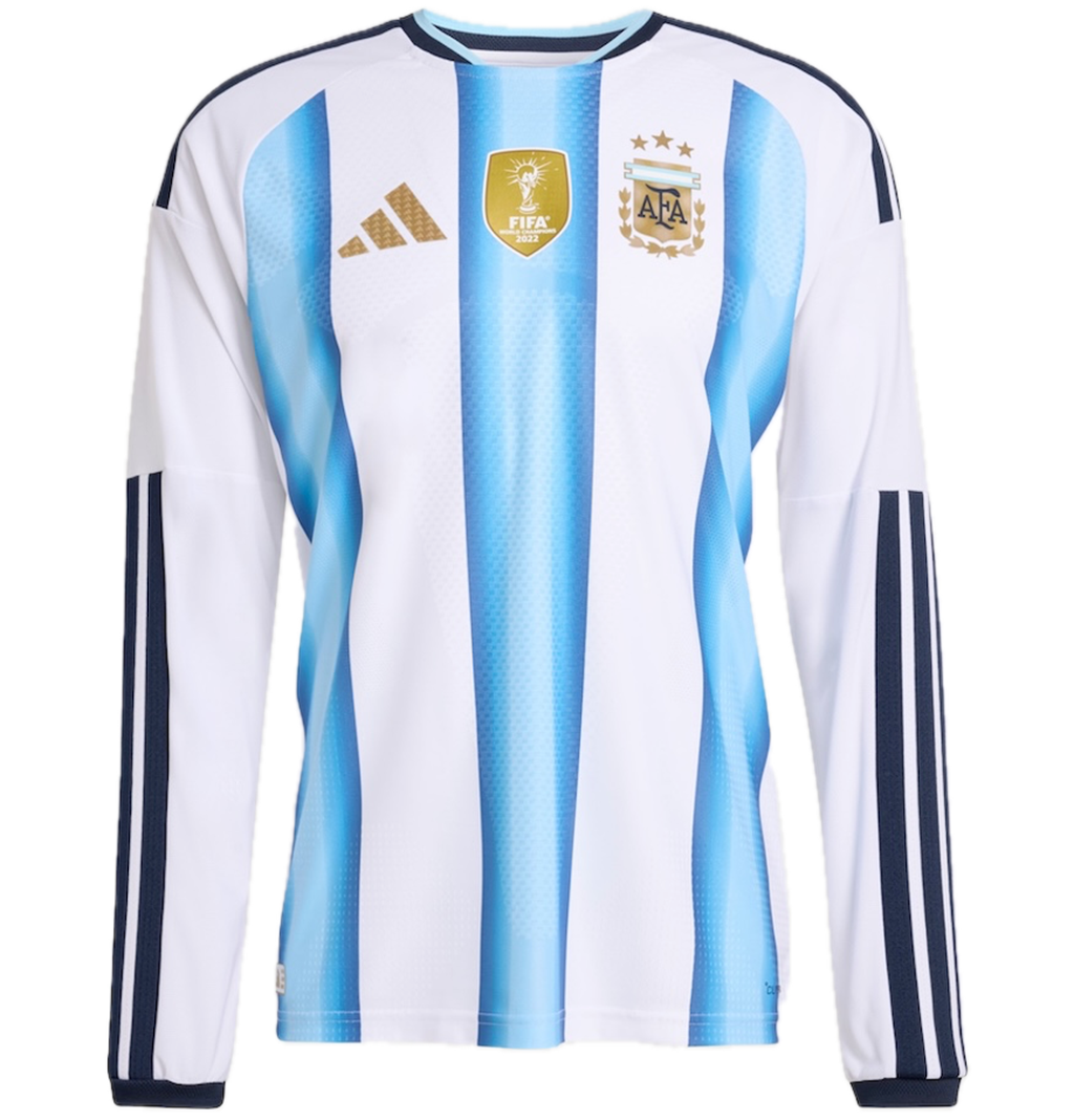 Áo Adidas Argentina 26 Home Authentic Long Sleeve Jersey KA8068