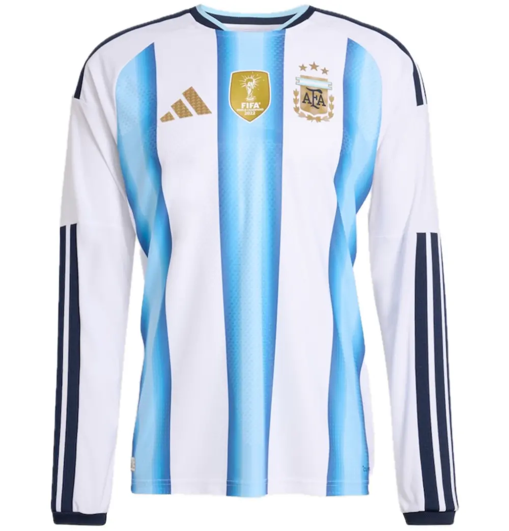 Áo Adidas Argentina 26 Home Authentic Long Sleeve Jersey KA8068