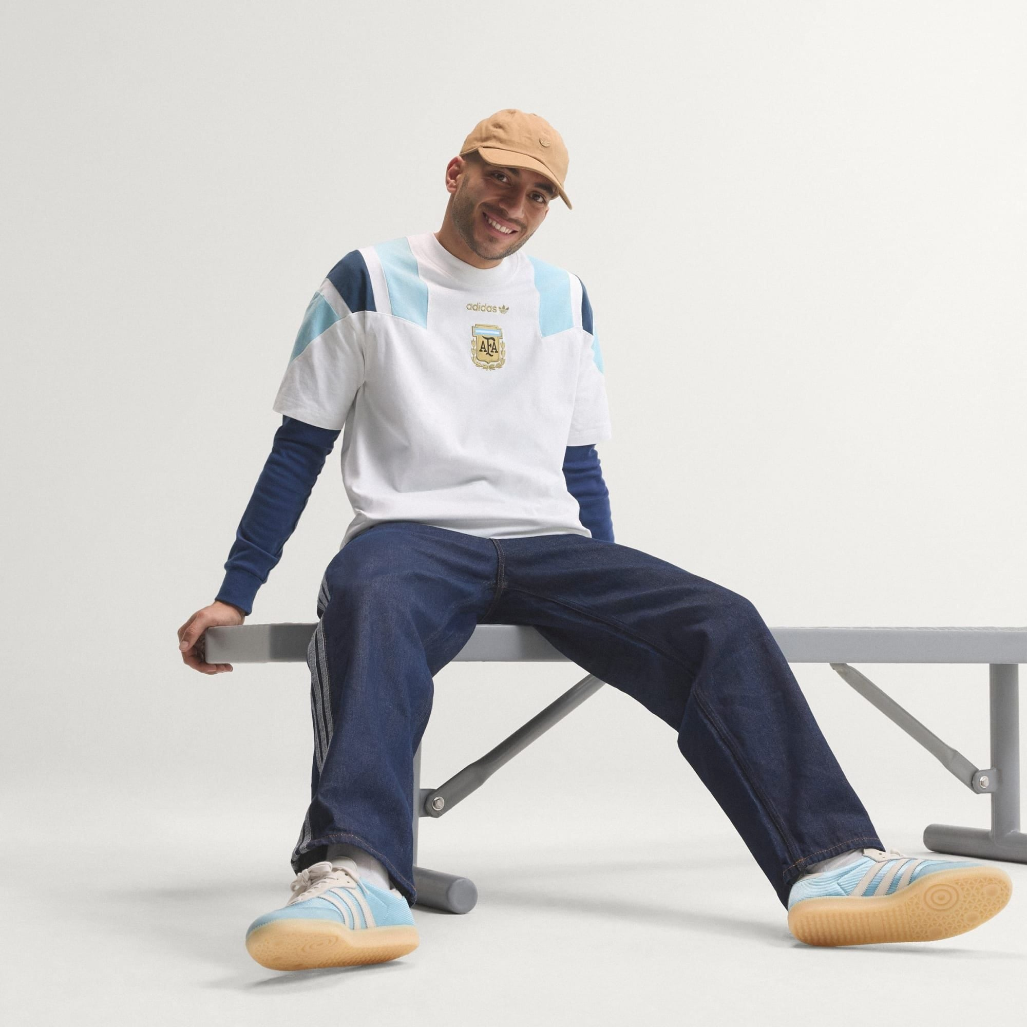 Áo Adidas Argentina EQT T-Shirt KG2288 - Ảnh 4