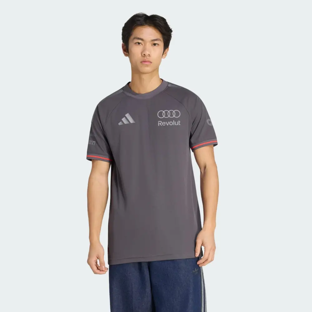 Áo Adidas Authentic Audi Revolut F1 Team Driver Jersey 'Grey' KE9091 - Ảnh 3