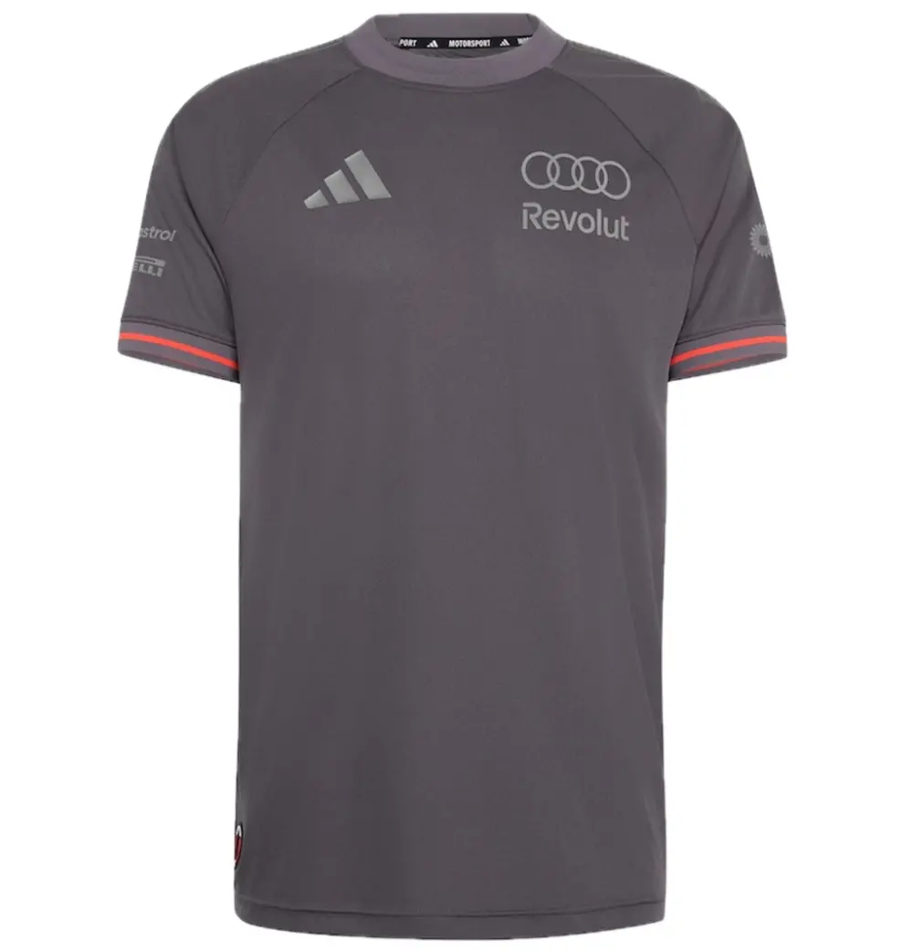 Áo Adidas Authentic Audi Revolut F1 Team Driver Jersey 'Grey' KE9091
