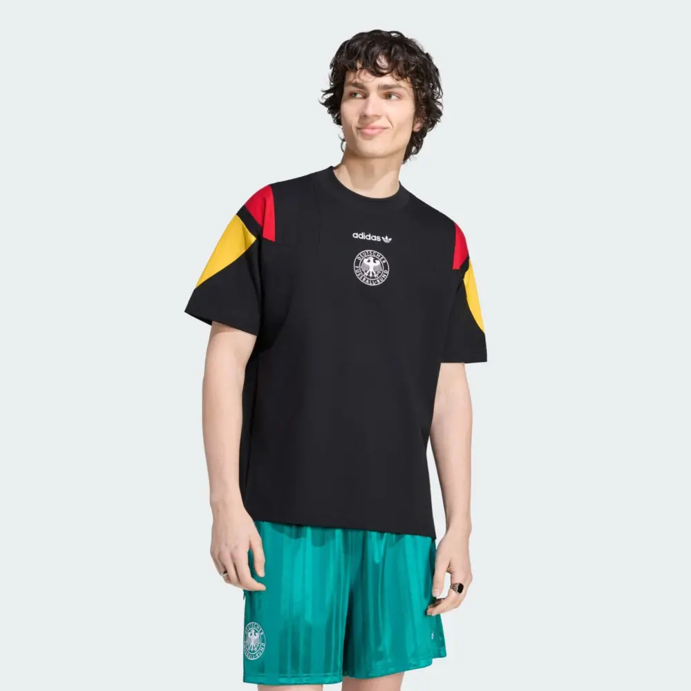 Alternative view of Áo Adidas Germany EQT T-shirt 'Black' KY7083