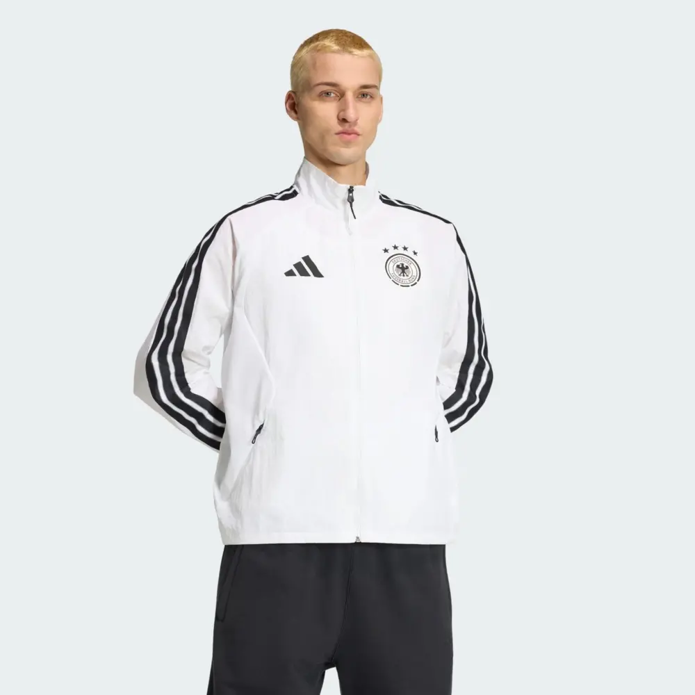 Áo Adidas Germany National Team Home Flag Ceremony Jacket JZ9339 - Ảnh 3