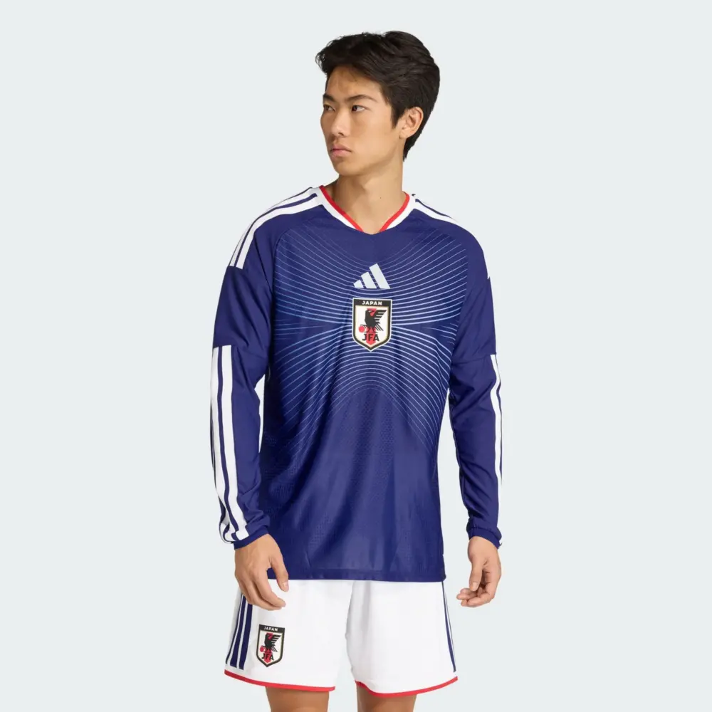 Áo Adidas Japan 26 Home Authentic Jersey Long Sleeve JZ9681 - Ảnh 5