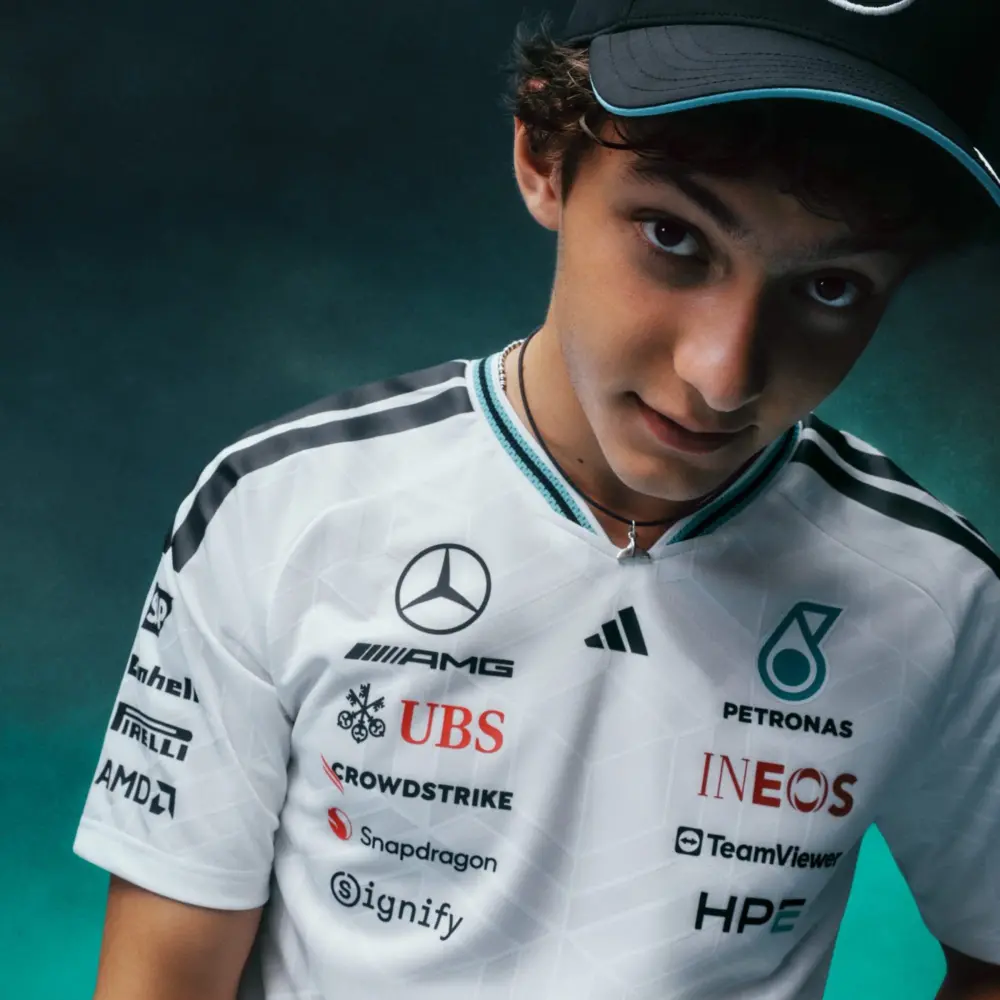 Áo Adidas Mercedes AMG Petronas Authentic Formula 1 'White' KE5324 - Ảnh 6