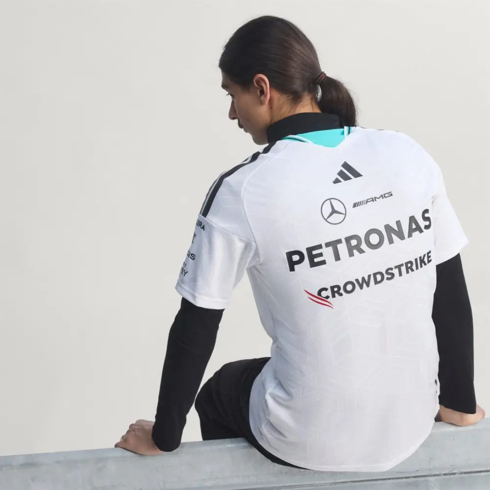 Áo Adidas Mercedes AMG Petronas Authentic Formula 1 'White' KE5324 - Ảnh 4