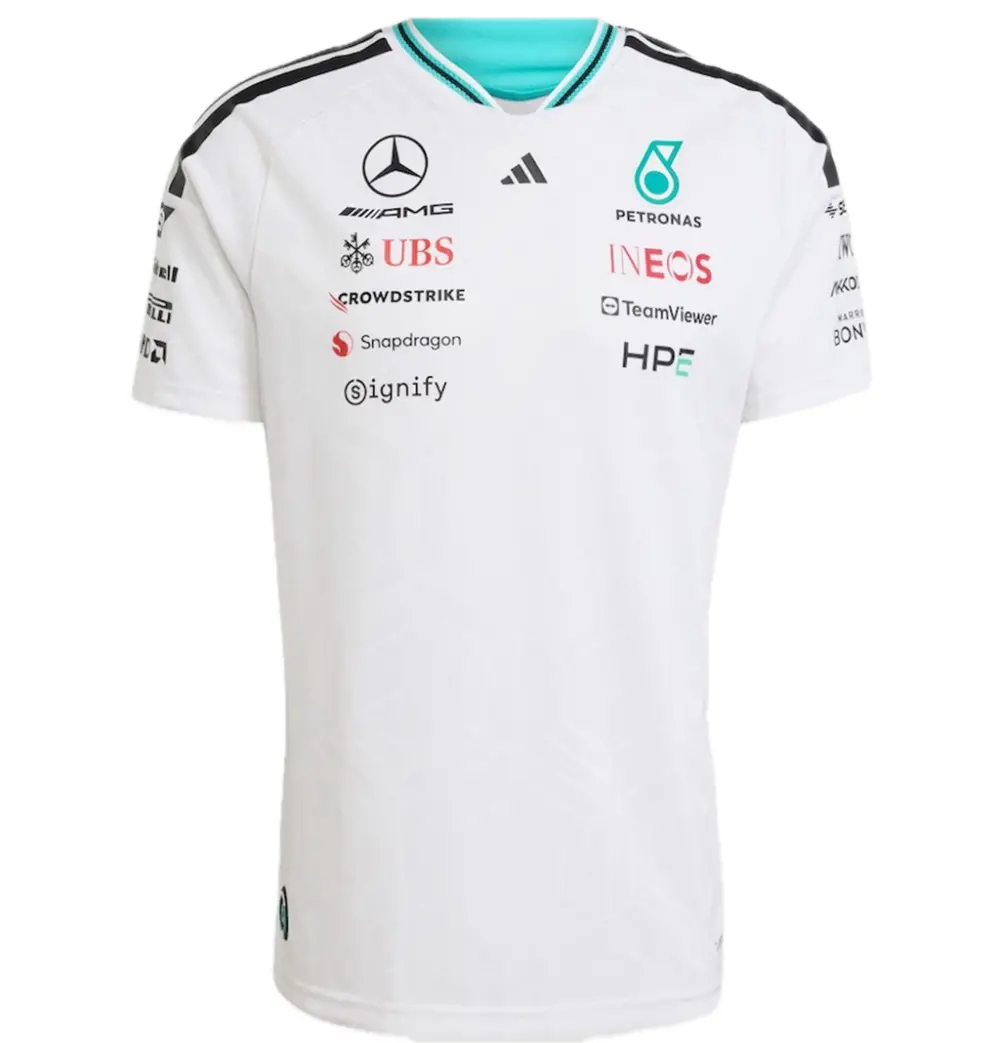 Áo Adidas Mercedes AMG Petronas Authentic Formula 1 'White' KE5324