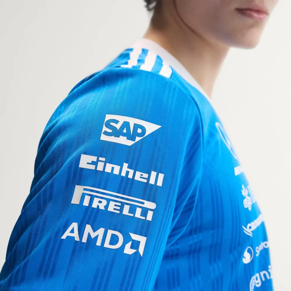 Alternative view of Áo Adidas Mercedes AMG Petronas F1 Authentic Jersey 'Blue' KT5127