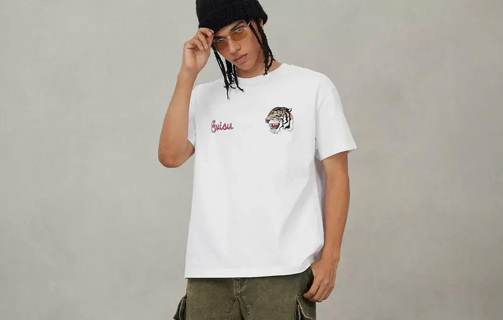 Áo Evisu Archives Print Relax Fit T-shirt 'White' 2EAEJM5TS6023RXCT - Ảnh 4