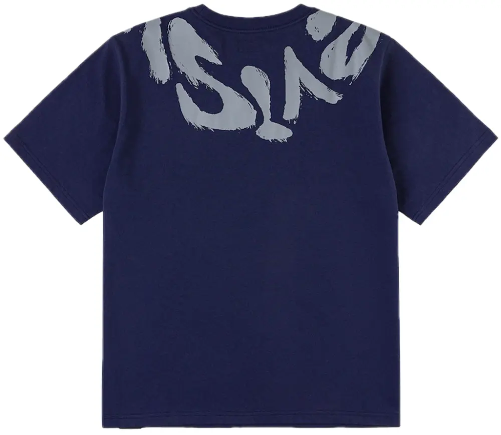 Áo Evisu Brushstroke Logo T-Shirt 'Navy' 2ESHTM6TS7039RXCT