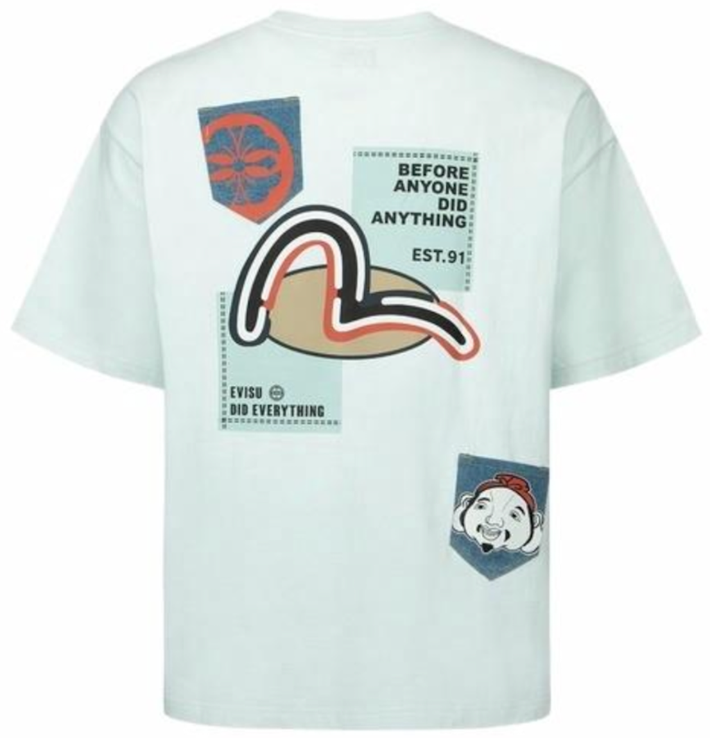 Áo Evisu Print T-shirt 'Green' 2ESHTM3TS547LFCT