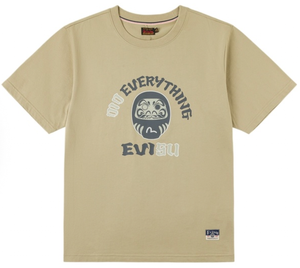 Áo Evisu T-shirt 'Beige' 2ESHTM6TS1110XXCT
