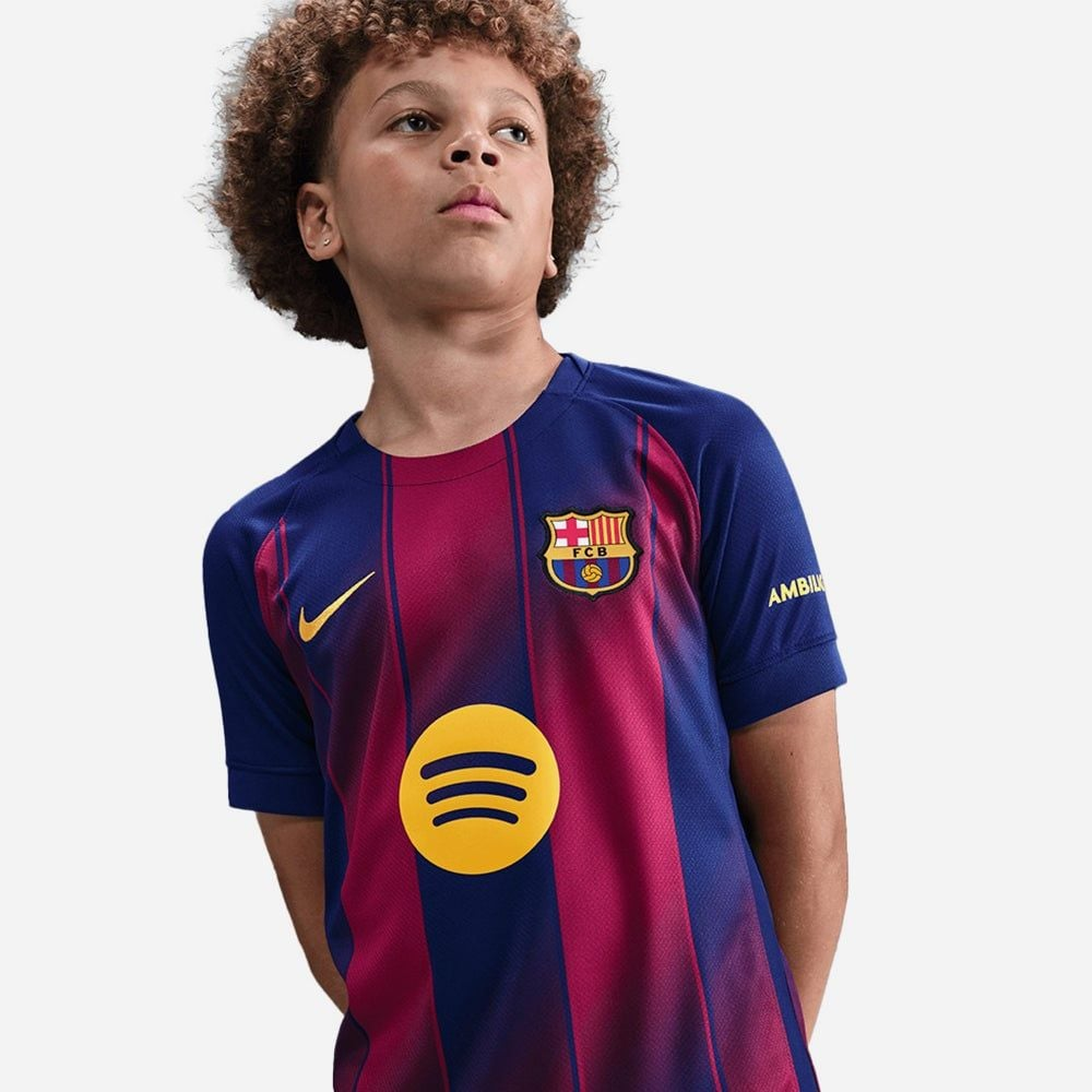 Áo Nike FC Barcelona 2025/26 Youth Home Jersey HJ5287-456 - Ảnh 3