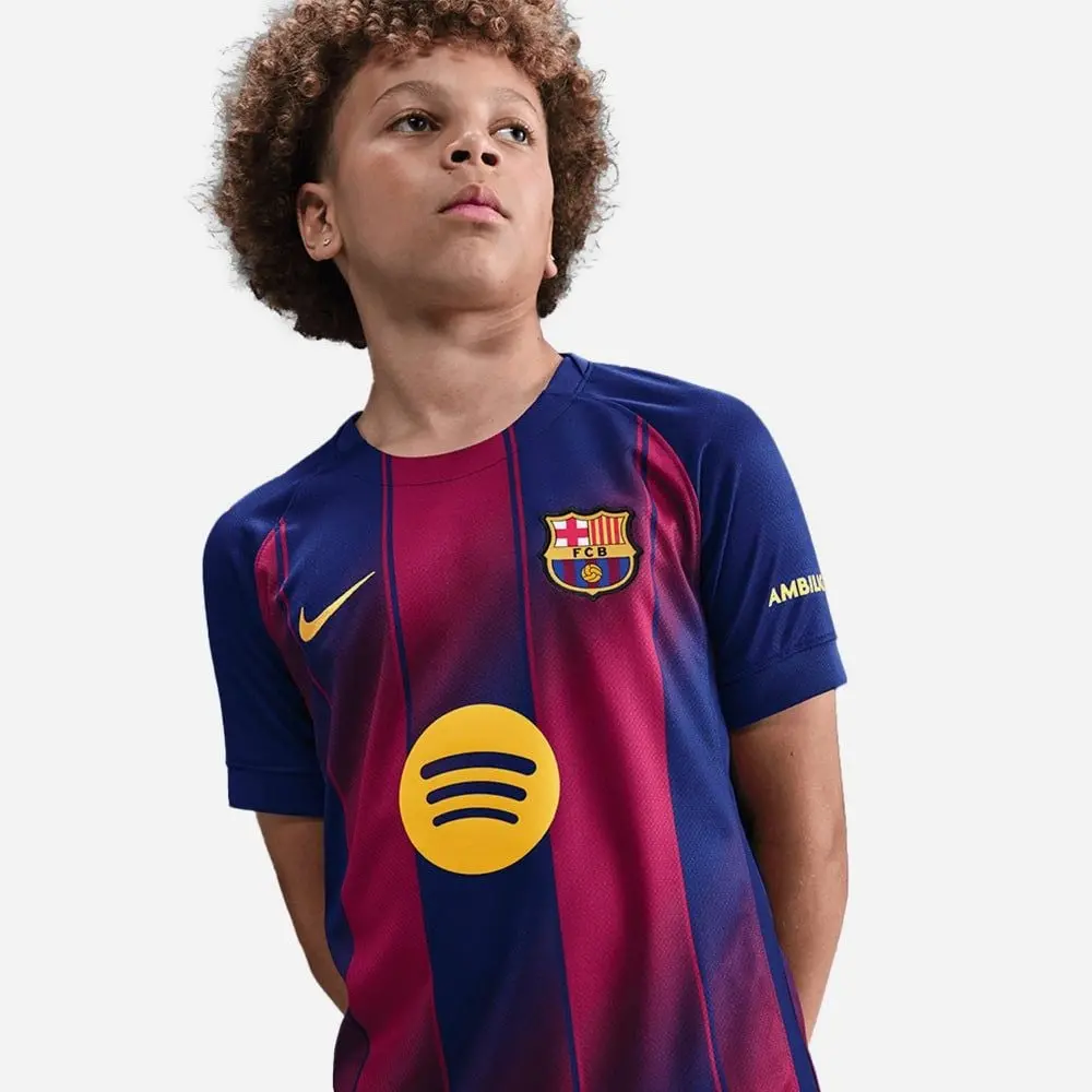 Áo Nike FC Barcelona 2025/26 Youth Home Jersey HJ5287-456 - Ảnh 3