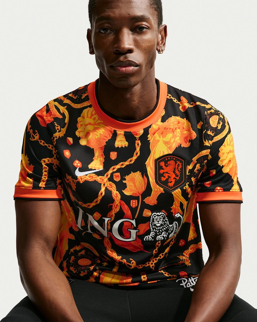 Alternative view of Áo Nike Netherlands x Patta Academy Pro Short-Sleeve Top IH1678-010