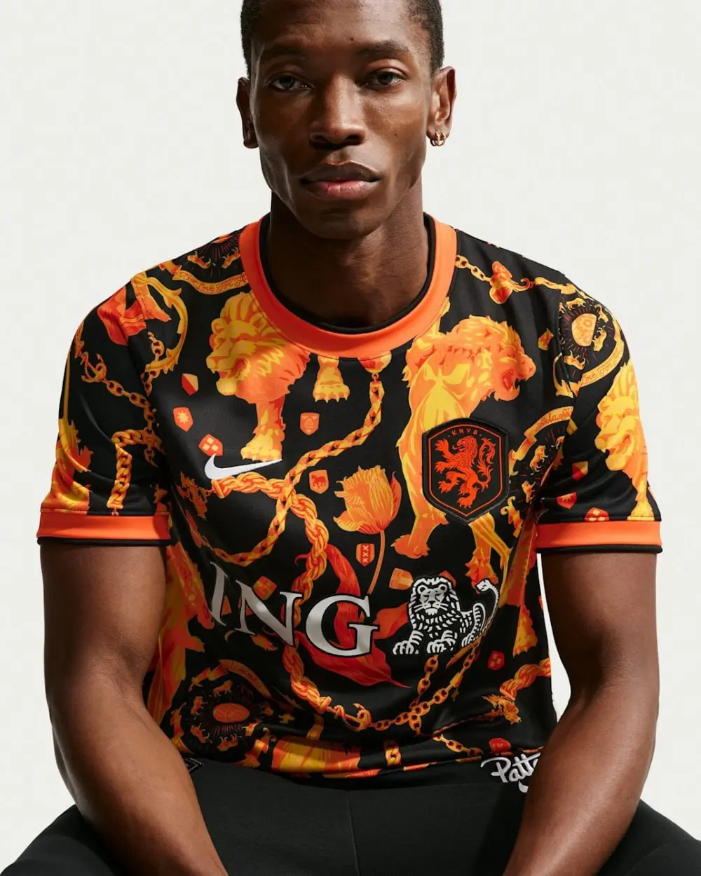 Alternative view of Áo Nike Netherlands x Patta Academy Pro Short-Sleeve Top IH1678-010