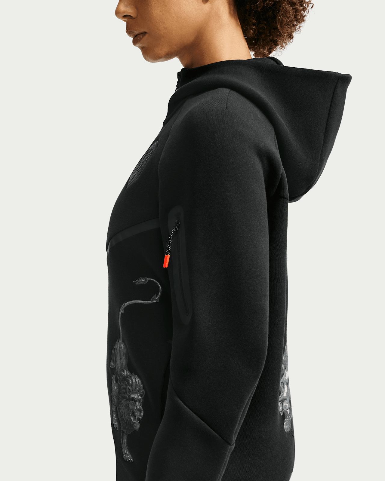 Áo Nike Netherlands x Patta Tech Fleece Windrunner Hoodie IM3206-010 - Ảnh 4