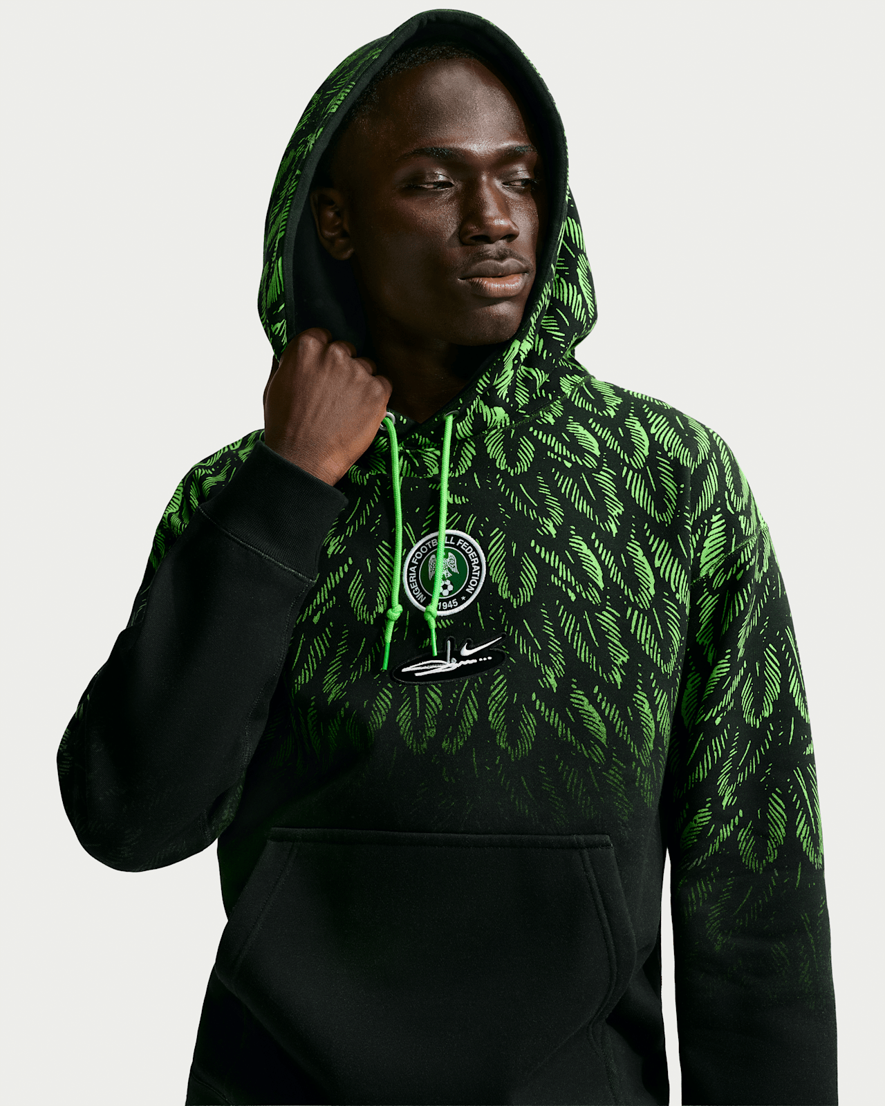 Alternative view of Áo Nike Nigeria x Slawn Fleece Hoodie IR5219-010