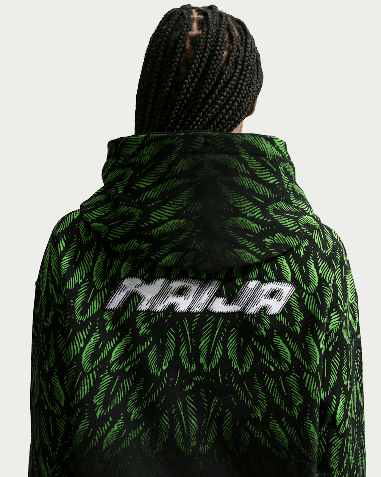 Áo Nike Nigeria x Slawn Fleece Hoodie IR5219-010 - Ảnh 3