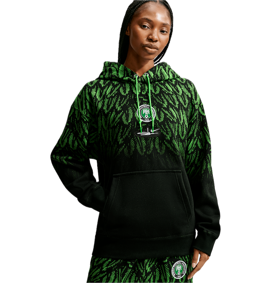 Áo Nike Nigeria x Slawn Fleece Hoodie IR5219-010 - Ảnh 4