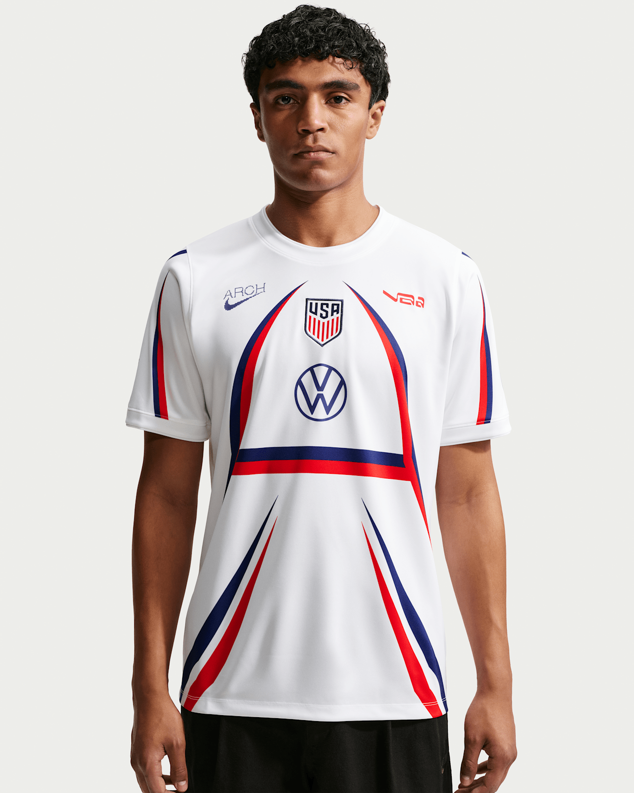Alternative view of Áo Nike USA x VAA Academy Pro Short-Sleeve Football Top IH1696-100