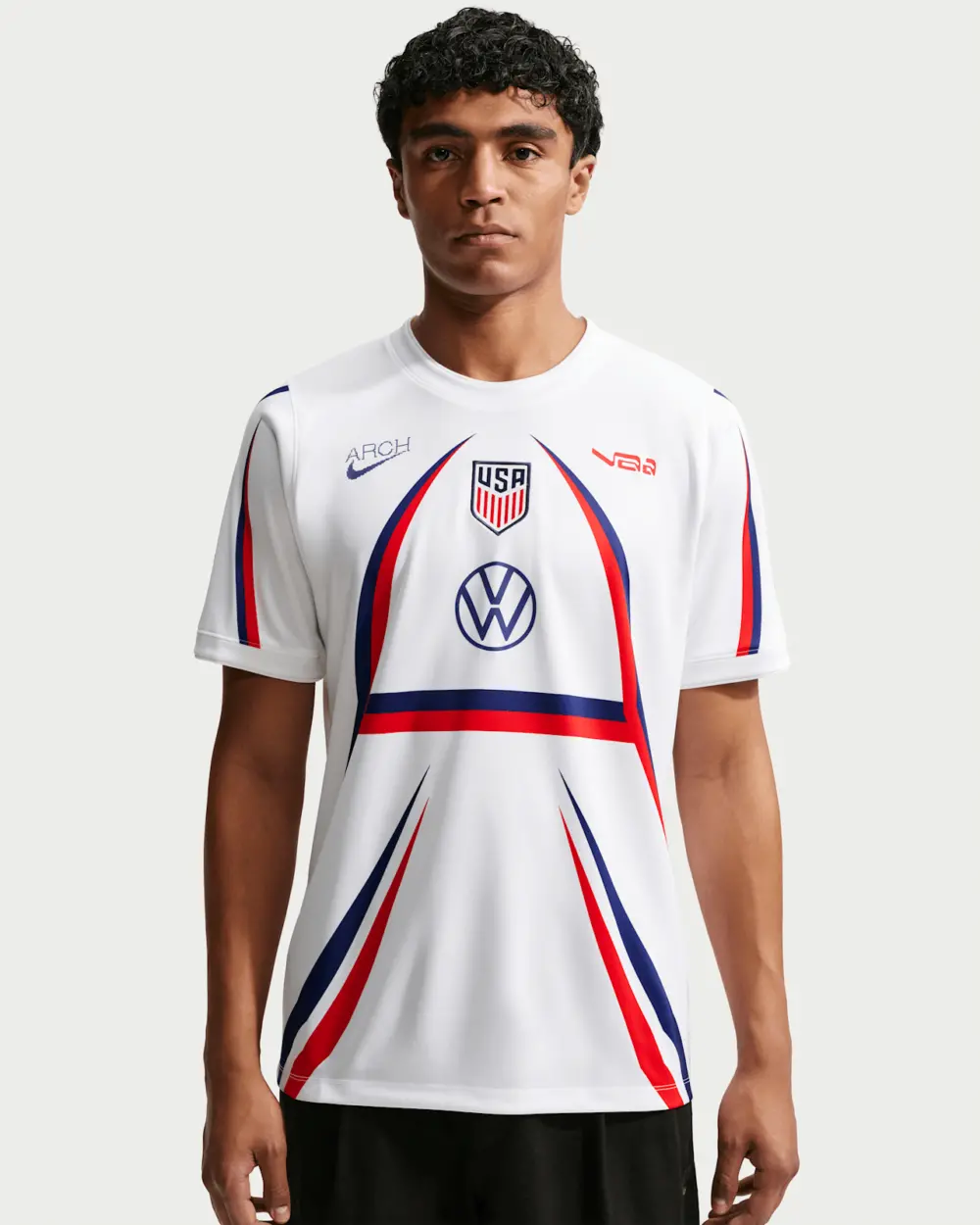 Alternative view of Áo Nike USA x VAA Academy Pro Short-Sleeve Football Top IH1696-100