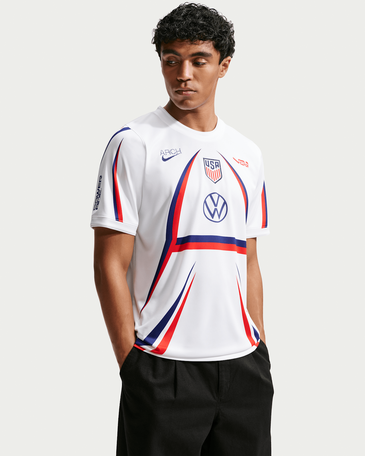 Áo Nike USA x VAA Academy Pro Short-Sleeve Football Top IH1696-100 - Ảnh 4