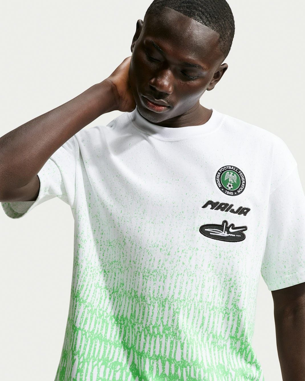 Áo Nike x Nigeria x Slawn T-Shirt IR0496-100 - Ảnh 3