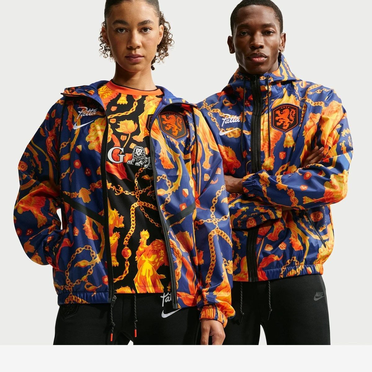 Áo Nike x Patta Netherlands Df Kmd X2 Ant Jacket IH1617-455 - Ảnh 3