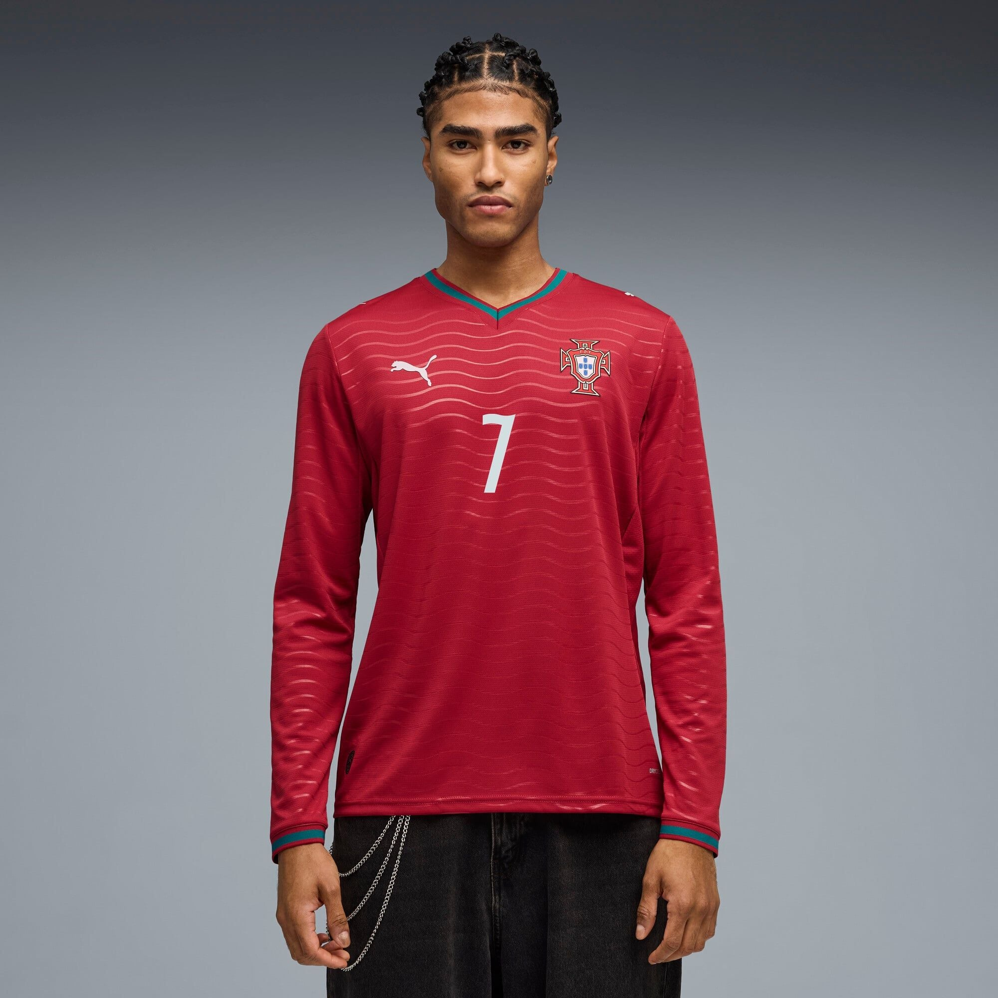 Áo Puma Portugal 2026 Long Sleeve Home Player Jersey - Ảnh 5