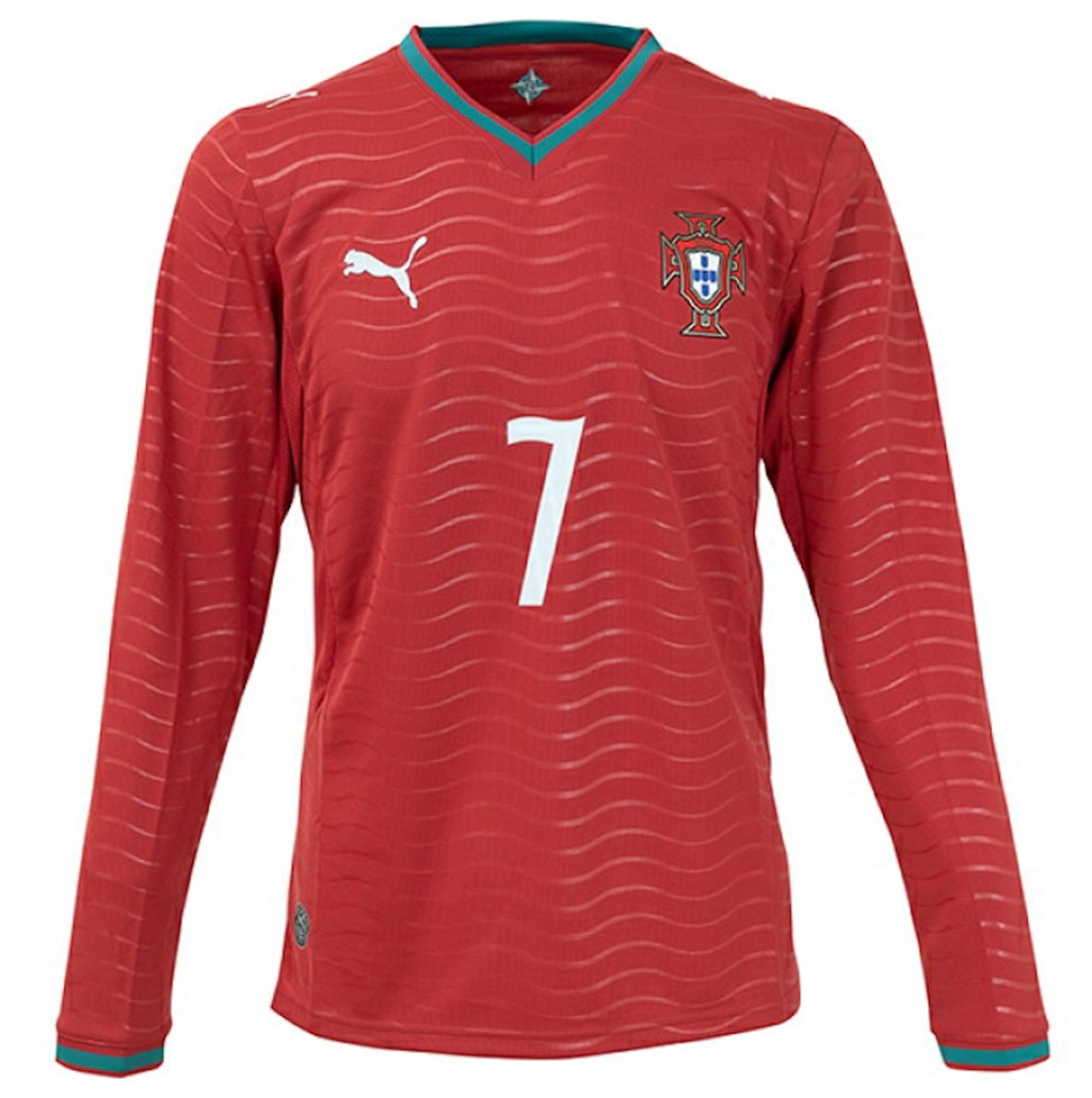 Áo Puma Portugal 2026 Long Sleeve Home Player Jersey