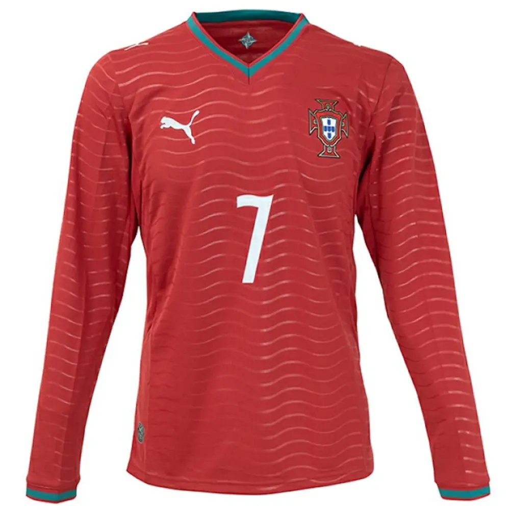 Áo Puma Portugal 2026 Long Sleeve Home Player Jersey 788142-77