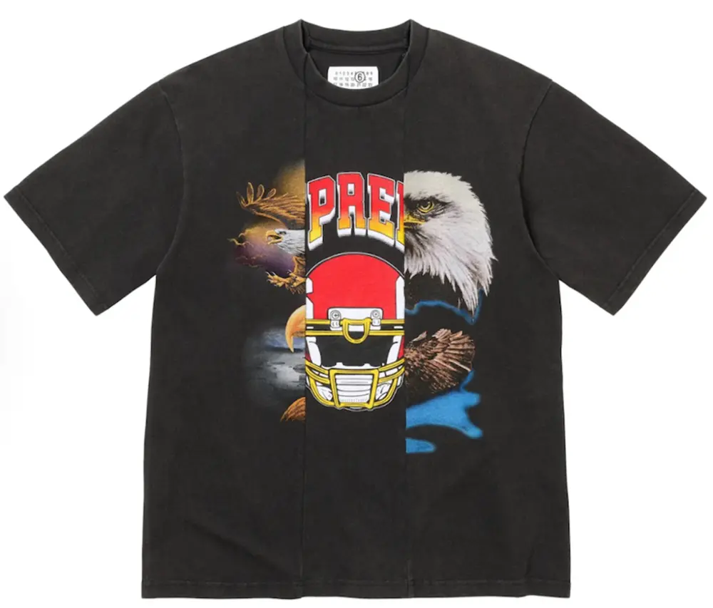 Áo Supreme × MM6 Maison Margiela SplitS/STop 'Black' SUP-SS26-104
