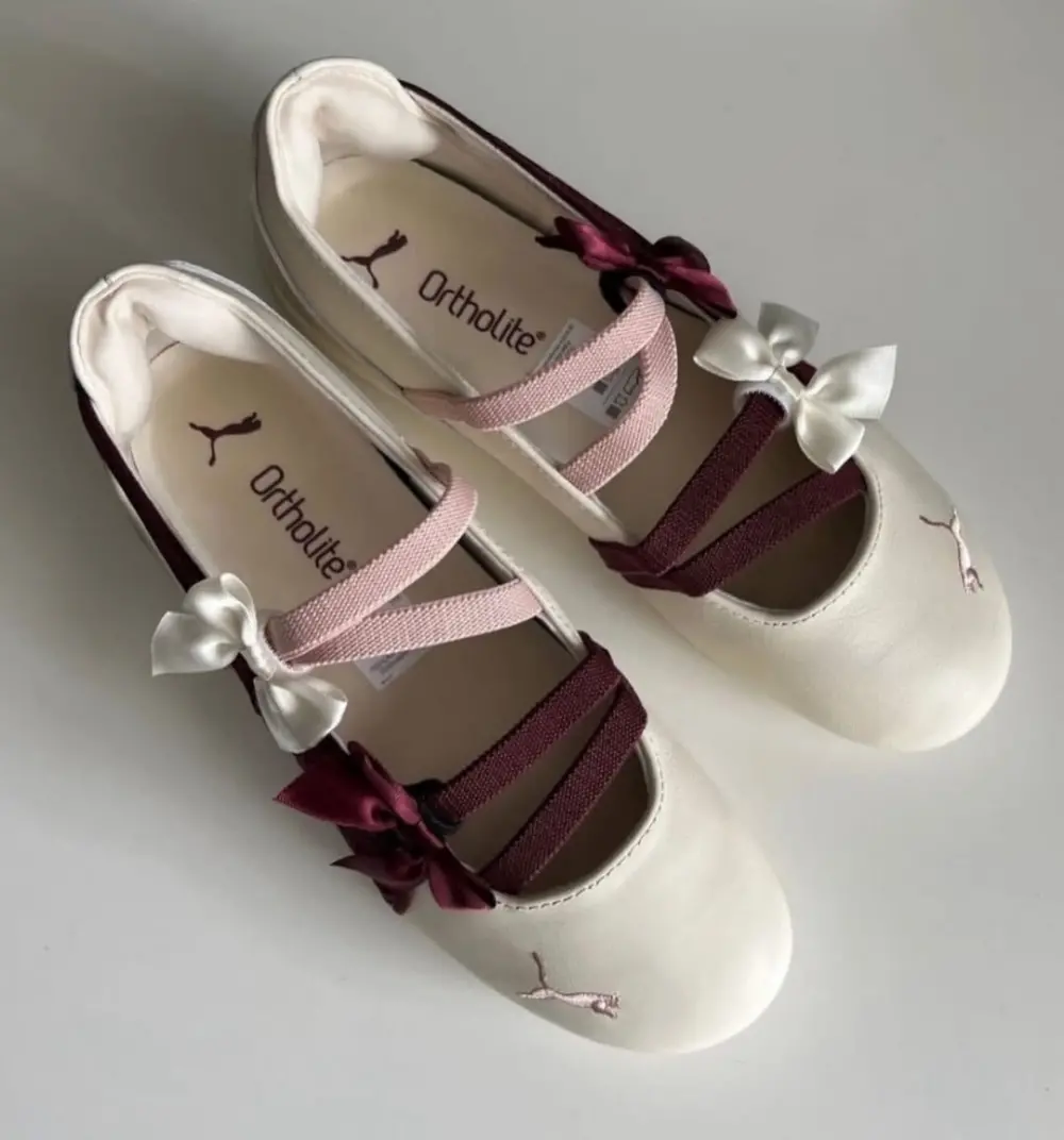 Alternative view of Giày Puma Speedcat Ballet Exclusive 'Lace Ruby Shimmer' 408719-01