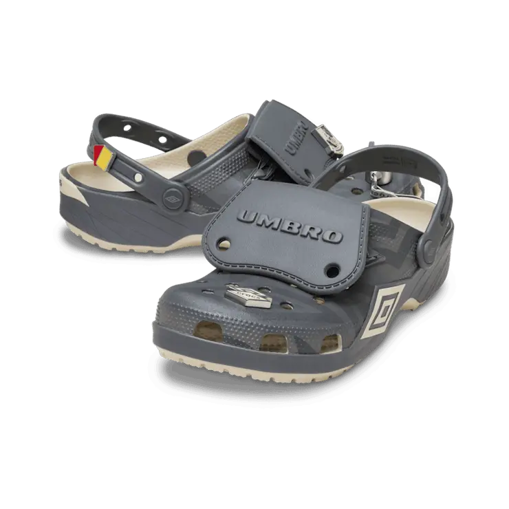 Dép Crocs Classic Clog ‘Umbro Bone Slate Grey’ 213397-2YD - Ảnh 4