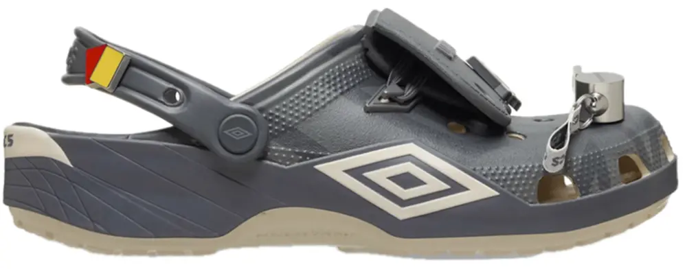 Dép Crocs Classic Clog ‘Umbro Bone Slate Grey’ 213397-2YD