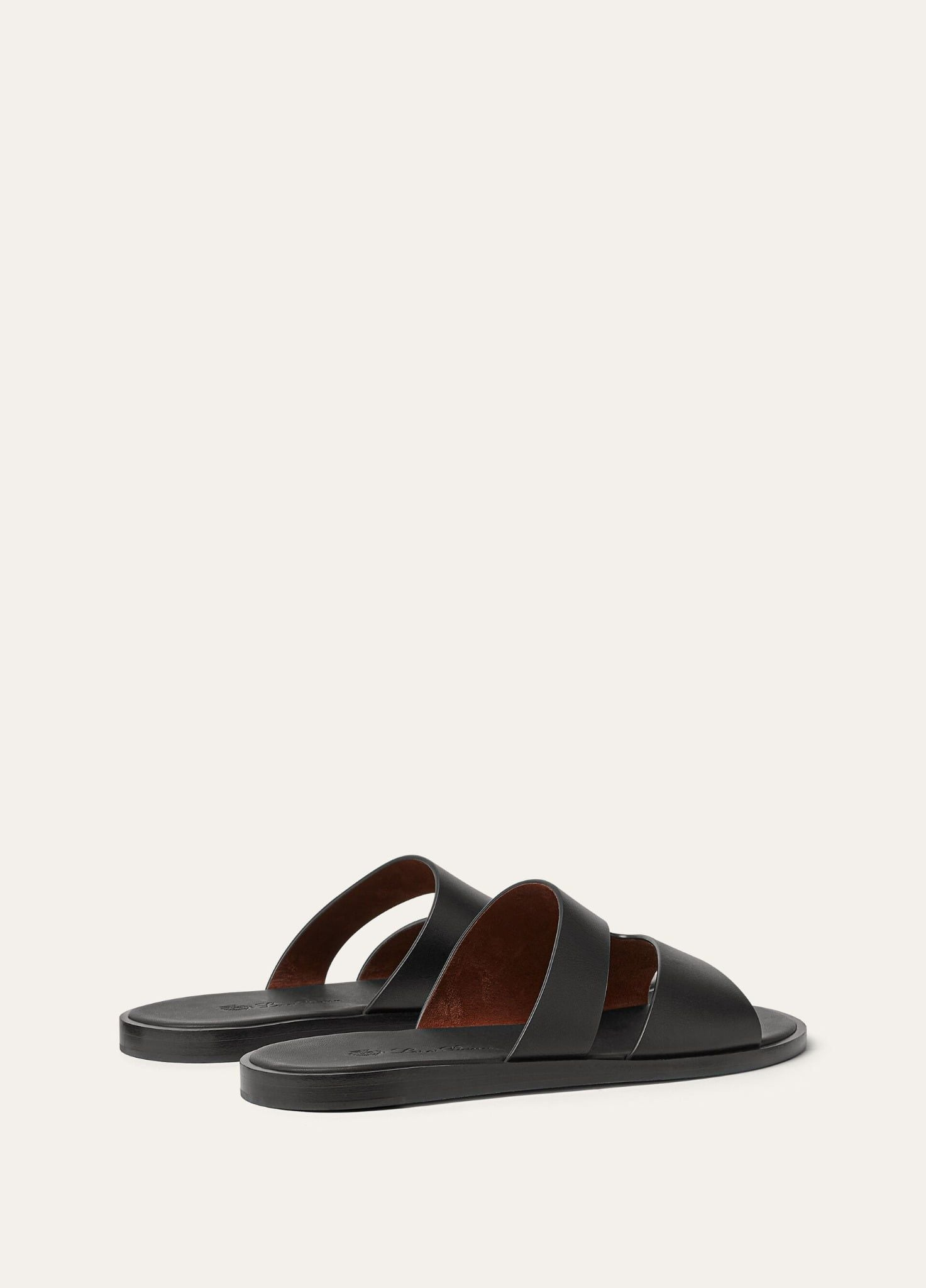 Dép Loro Piana Pilat Plain Walk Sandal 'Black' FAP1185-8000 - Ảnh 4