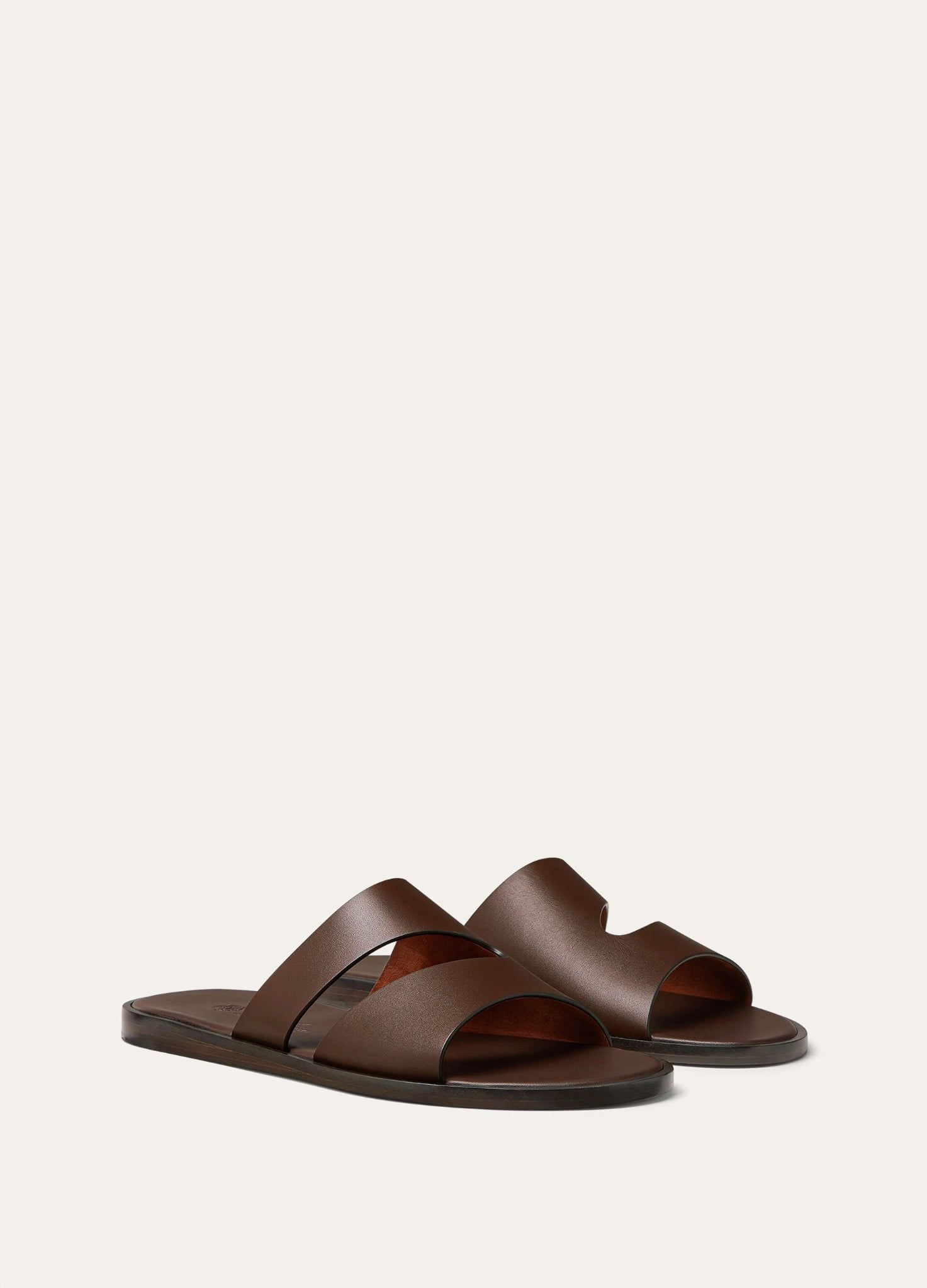 Dép Loro Piana Pilat Plain Walk Sandal 'Moka' FAP1185-H0JF - Ảnh 4