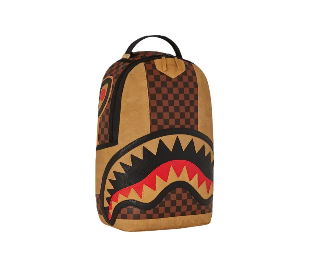 Balo Sprayground Shark Mouth ‘Brown Gold’ W1045723 - Ảnh 3