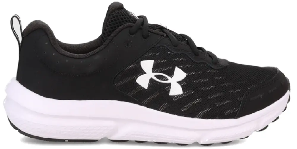 Giày Under Armour Charged Assert 10 4E 'Black White' 3026176-001
