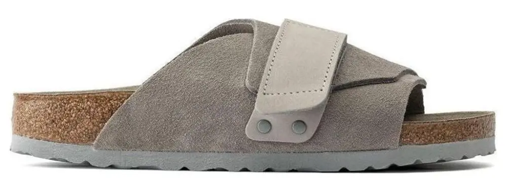 Dép Birkenstock Kyoto Suede 'Stone Coin' 1020737