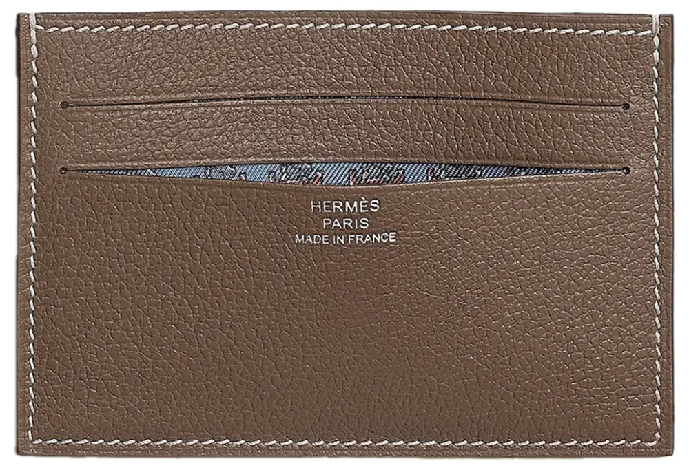 Ví Hermes Citizen Twill Card Holder 'Étoupe' H084439CAAD