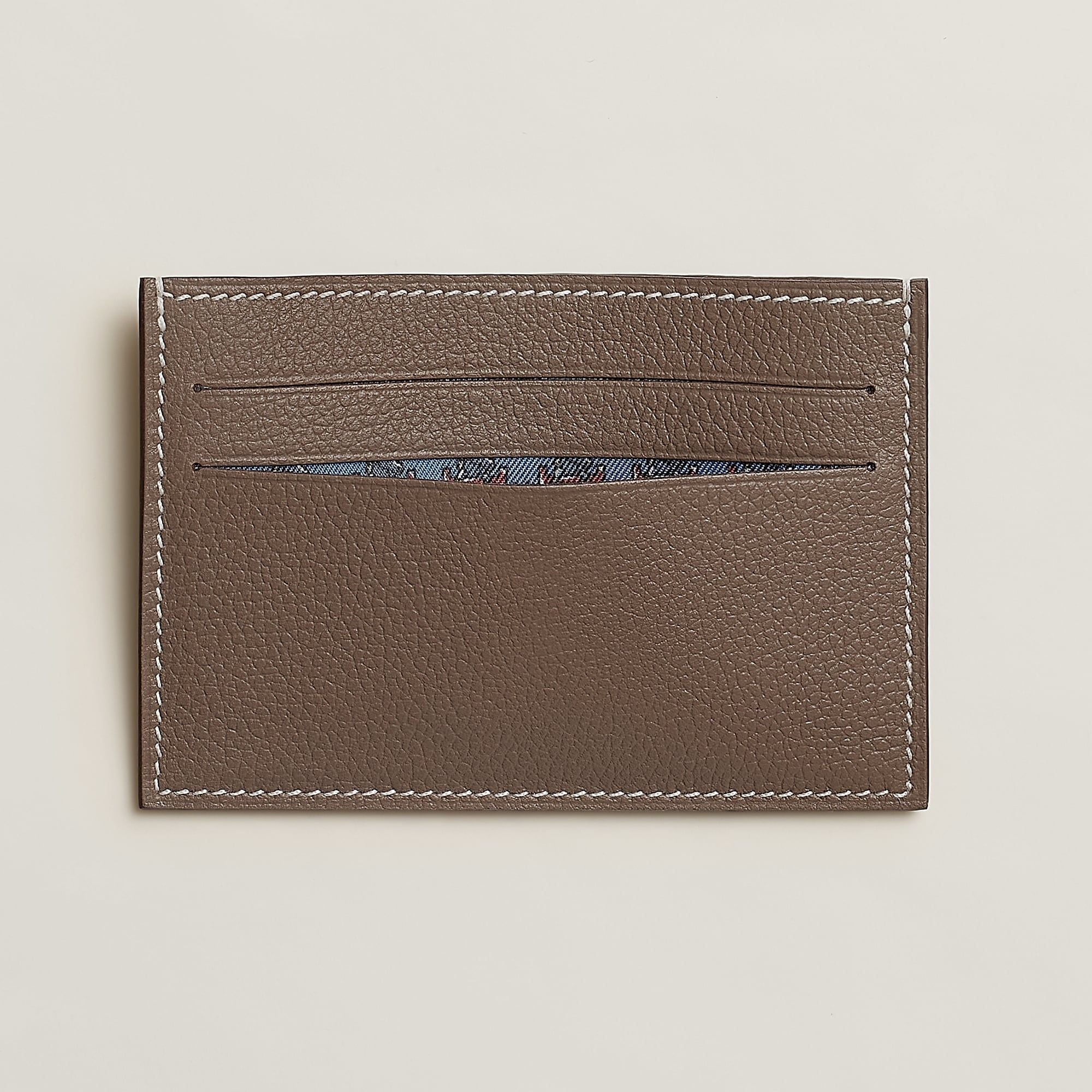 Alternative view of Ví Hermes Citizen Twill Card Holder 'Étoupe' H084439CAAD